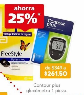 Farmacia San Pablo Contour plus diabetes glucometro 1 pieza oferta