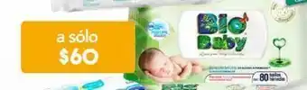 Farmacia San Pablo Bio baby toallitas húmedas para bebe 80 piezas oferta