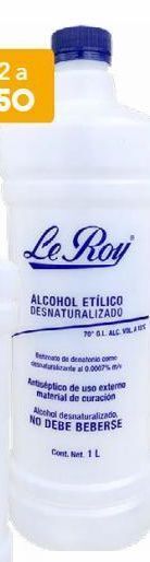 Farmacia San Pablo Le roy alcohol etílico desnaturalizado . 1 l líquido oferta
