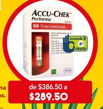 Farmacia San Pablo Accu-chek tiras performa 50 piezas oferta