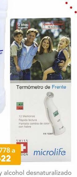 Farmacia San Pablo Microlife termómetro 3s frontal 1 pieza oferta