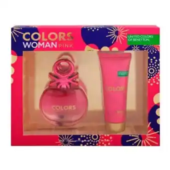 Set de fragancia united colors of benetton pink para dama