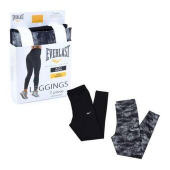 Sam's Club Leggings everlast talla g negro/lunia 2 pzas oferta