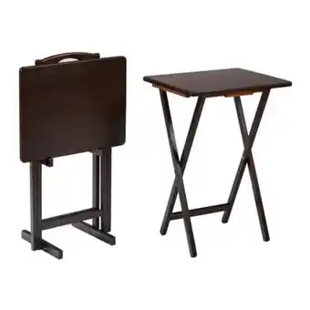 Sam's Club Mesas plegables member's mark chocolate oscuro 2 pzas oferta