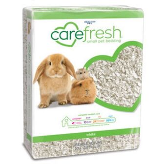 Carefresh sustrato de papel color blanco para pequeñas mascotas, 50 l