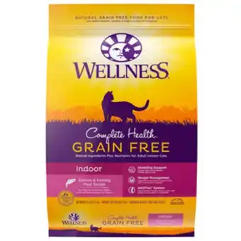 Wellness complete health alimento natural para gato de interior receta de salmón/arenque, 5.2 kg