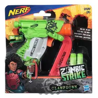 Juguetrón Hasbro nerf zombie strike clampdown lanzador b4968 oferta