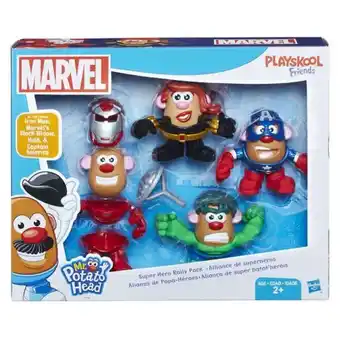 Juguetrón Hasbro playskool sr. cara de papa marvel alianza heroes combinables pack 4 b6454 oferta