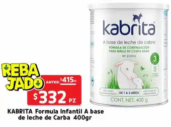 HEB Kabrita Formula Infantil A Base de Leche de Carba 400g oferta