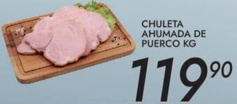 Alsuper Chuleta Ahumada de Puerco oferta