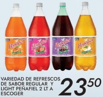Variedad de Refrescos de Sabor Regular Y Light Peñafiel 2lt a Escoger