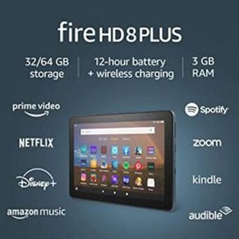 Tablet amazon fire hd8 rosa 32gb 8"
