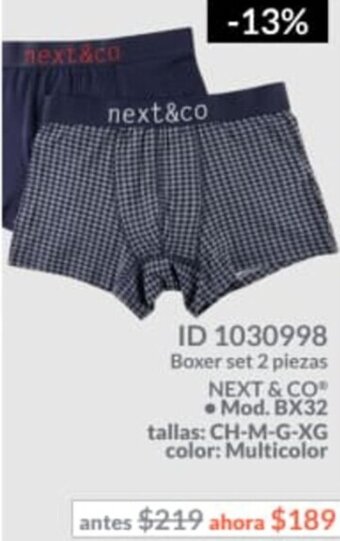 Price Shoes Next & Co oferta