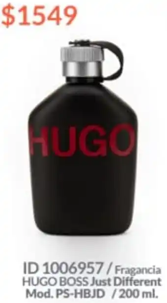 Price Shoes Fragancia Hugo Boss Just Different 200ml oferta