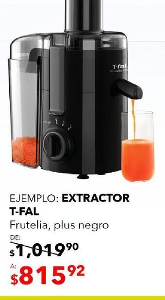 Extractor t-fal