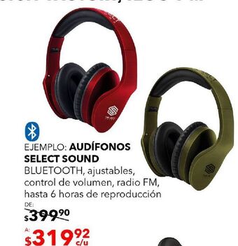 Audífonos select sound