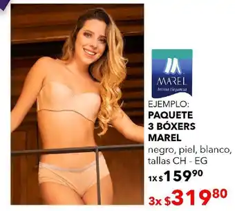 DelSol Paquete 3 boxer marel oferta