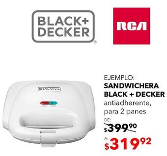 DelSol Sandwichera black and decker oferta