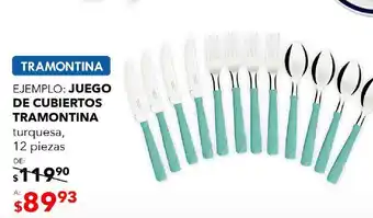 DelSol Juego de cubiertos tramontina oferta