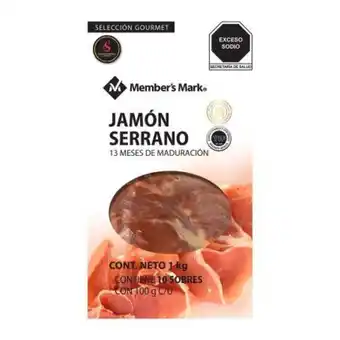 Sam's Club Jamón serrano member's mark 1 kg oferta