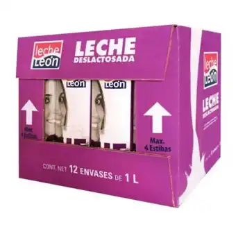 Sam's Club Leche león deslactosada 12 pzas de 1 l c/u oferta