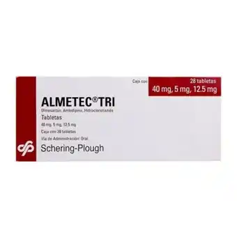 Almetec tri 40 mg/ 5 mg/ 12.5 mg 28 tabletas