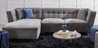 Muebles Dico Sala modular izquierda antonella gris caterpillar oferta