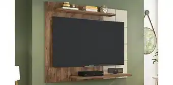 Panel bertolini crossp jatoba off white pantalla hasta 58"
