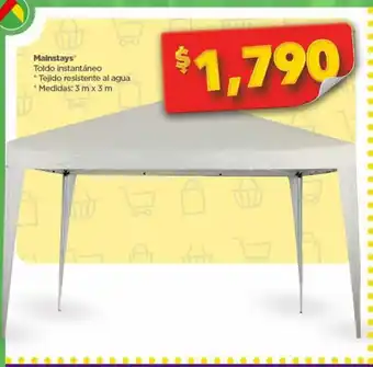 Bodega Aurrerá Mainstays Toldo Instantáneo oferta