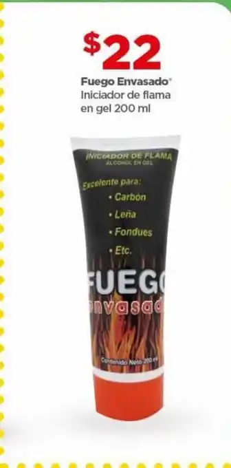 Fuego Envasado Iniciador de flama en gel 200 ml