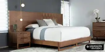 Casa de las Lomas Recámara king size veliero nogal oferta