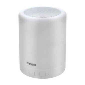 El Bodegón Bocina mobo con lampara bluetooth blanco oferta