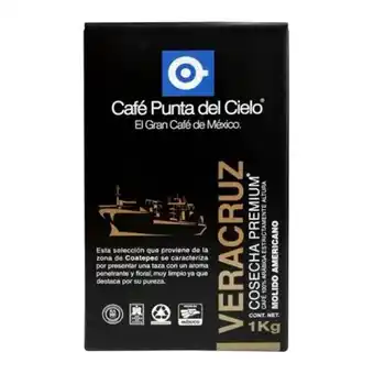Café molido punta del cielo cosecha premium veracruz 1 kg