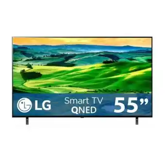 Sam's Club Pantalla lg 55 pulgadas qned smart tv con con thinq ai 55qned80sqa oferta