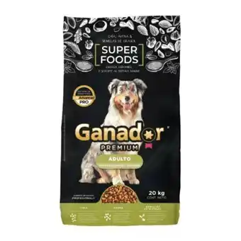Alimento para perro ganador premium super foods 20 kg