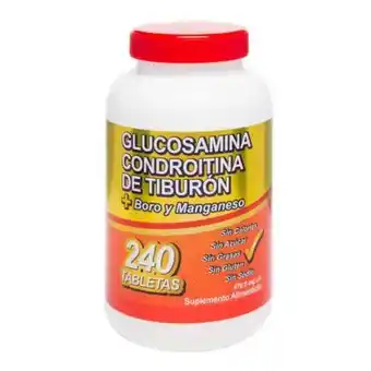 Glucosamina y condroitina just for you de tiburón 240 tabletas