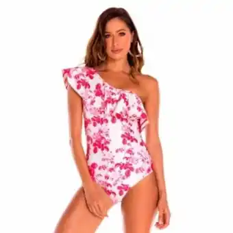 Traje de baño entero strapless milonga