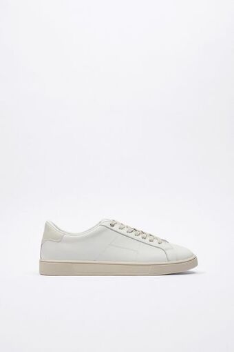 ZARA Zapatilla deportiva piel oferta