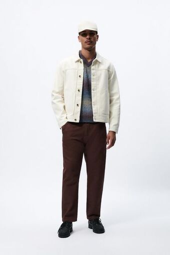 ZARA Pantalón bolsillo carpintero oferta