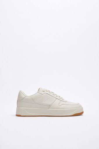 ZARA Zapatilla deportiva piel oferta