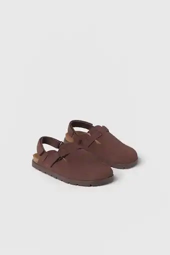 ZARA Kids/ zueco piel oferta