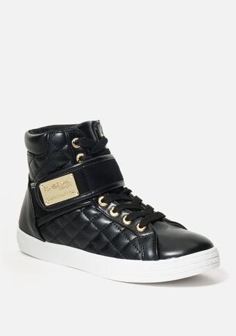 Bebe Dianica quilted high top sneakers oferta