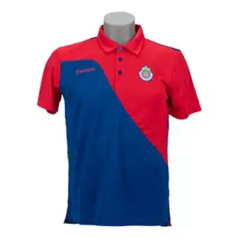 Polo basica chivas azul y rojo hombre