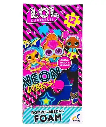 Rompecabezas foam de 12 piezas - l.o.l. surprise!