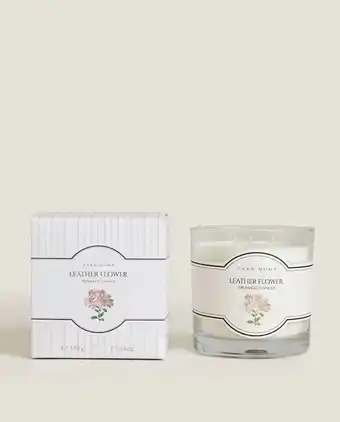 ZARA HOME (500 g) vela aromática leather flower oferta