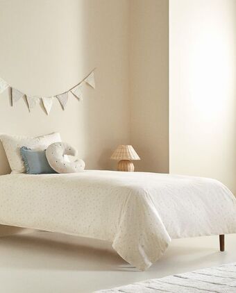 ZARA HOME Funda nórdica estampado diente de león oferta