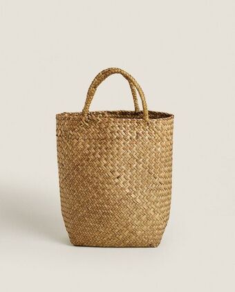 ZARA HOME Bolso | cesta cuadrada asas oferta