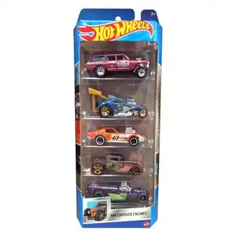 Juguetibici Hot wheels paquete de 5 - hw exposed engines 1806 oferta