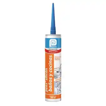Silicon transparente 280ml anti hongo baño y cocina pensilvania