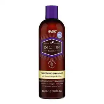 Shampoo biotin boost thickening, hask 355 ml